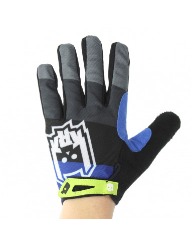 KRK Pamper Black/Grey/Blue Gloves