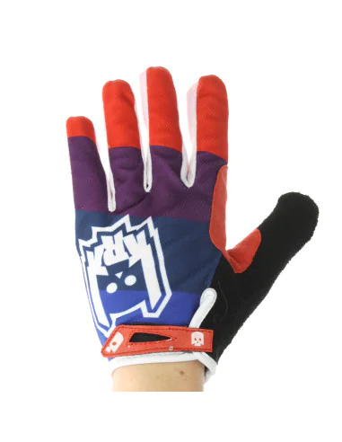 KRK Pamper Blue/Red Gloves