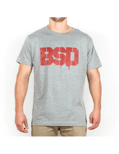 Koszulka BSD Drip Logo Heather Grey