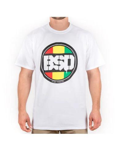 Koszulka BSD Rasta Dot White
